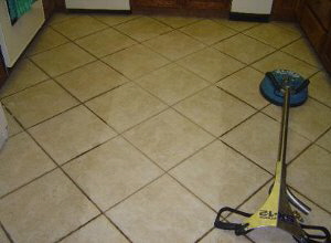 Our Professional Tile and Grout Cleaning is Mess Free!