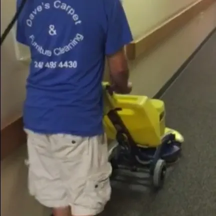 Encapsulation carpet cleaning process by Dave’s Carpet & Furniture Cleaning